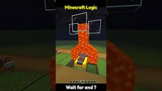 Minecraft Logic #minecraft #mcpe #shorts #viralvideo #gamtng