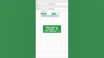 Create a List of Dates in Excel! #excel #exceltutorial #exceltips