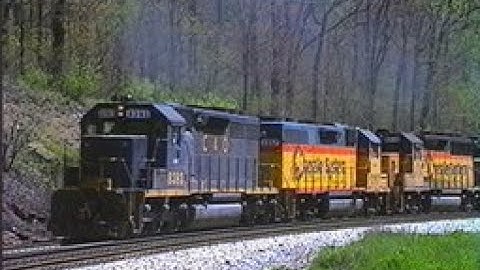Full Movie"30 YEARS OF B&O, C&O AND CHESSIE" on Mountain Grades