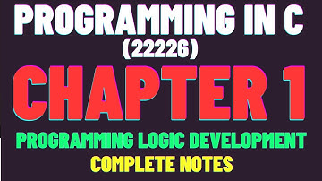 PIC 22226 | Programming in C | Programming Logic Development Notes | PIC Chapter 1 Notes | PIC Notes