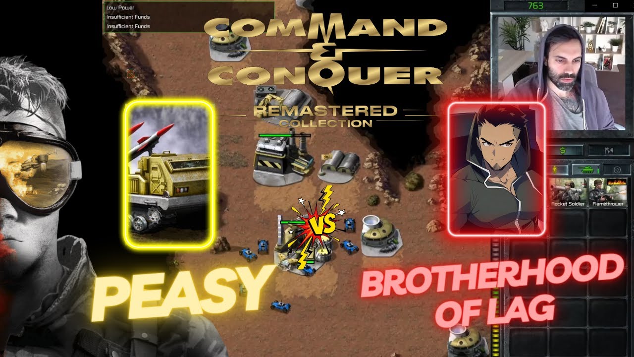 Vs peasy how s the lag command and conquer remastered youtube