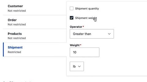 Create shipping methods by weight (Drupal commerce shipping)