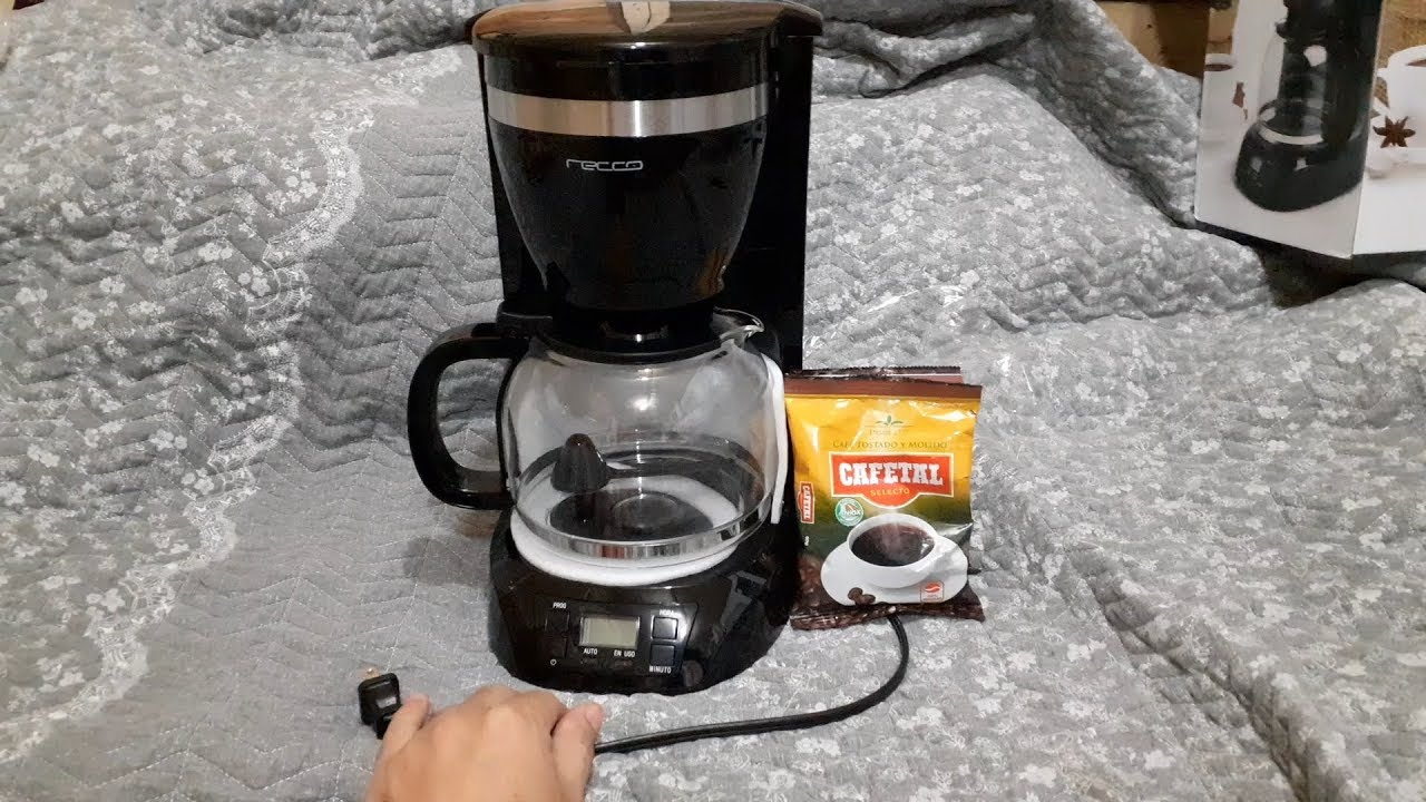 Unboxing de mi Nueva Cafetera Digital Recco RCF-4286 - YouTube