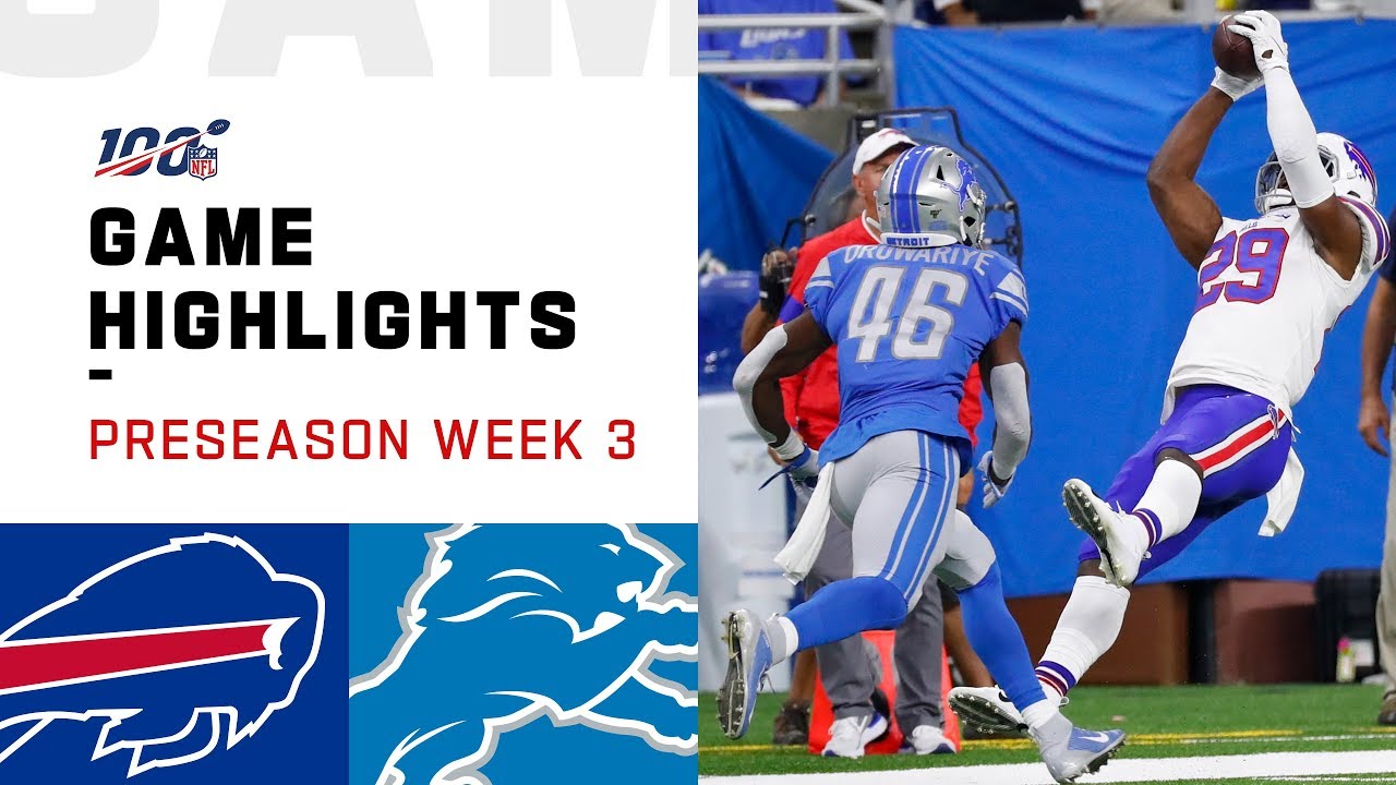 NFL Preseason Week 1 Game Recap: Buffalo Bills 16, Detroit Lions