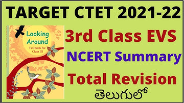 EVS Content(3rd Class) Revision |For CTET
