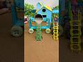 😱 Real Working Mini Tractor Making Cement Pillar | Amazing DIY Construction Machine 🚜#shorts