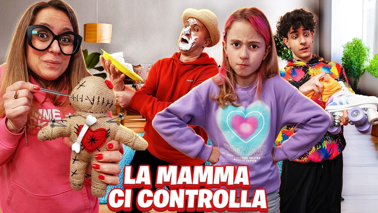 MAMMA CINZIA CONTROLLA GIORGIA SALVO E STEFANO CON LA BAMBOLA VOODOO PER 24 ORE NELLA VITA REALE!