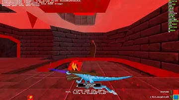 Ornithomimus "Bird Mimic Dinosaur" Flag Capture on Beavers Quake 2 CTF map