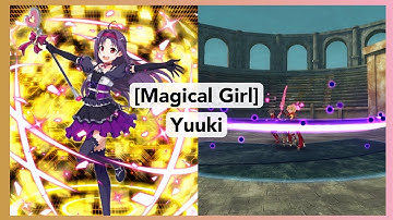 【SAOIF】[Magical Girl] Yuuki (Dark | Slash | Single Foe) Skill Animation