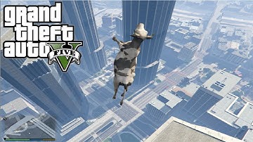 GTA 5 - for Jumping Off The WTallest Building Without a parachute!