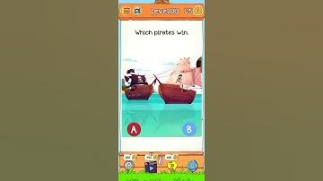 Braindom 2: Riddles Puzzles Brain Game Master Level 183 Which pirate win.