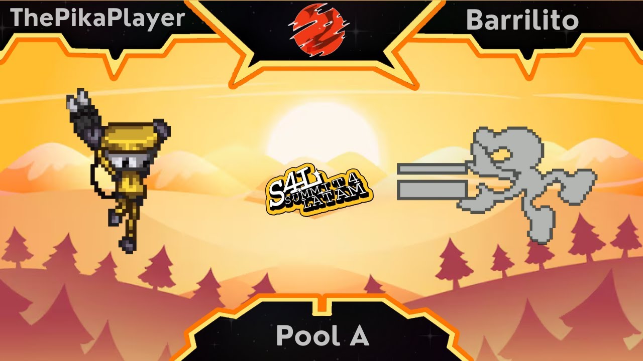 ThePikaPlayer (Chibi Robo) vs Barrilito (Mr. Game & Watch)  - Pool A - SSF2 Summit LATAM 4
