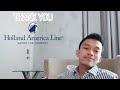 THANKYOU HOLLAND AMERICA LINE FOR THE JOURNEY | #BVlog1