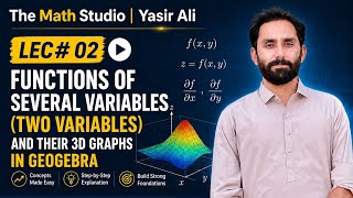 Multivariable Calculus | Lecture 02 | Functions of Several Variables & Their 3D Graphs in GeoGebra