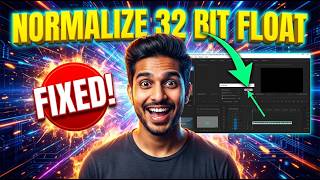 How to Normalize 32 Bit Float Audio Premiere Pro | Balance Audio Levels