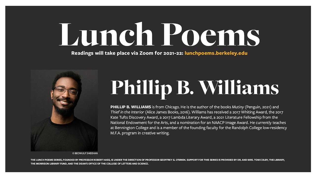 Lunch Poems - Phillip B. Williams