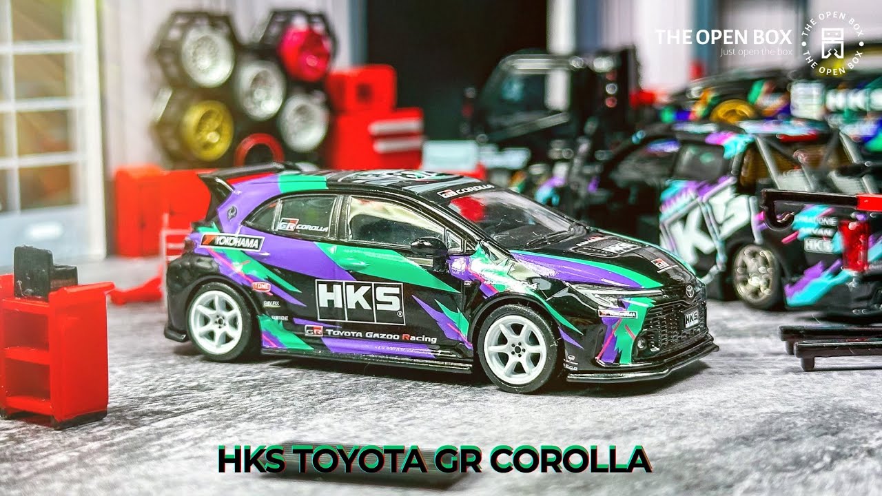 Unboxing Tarmac Works 1:64 HKS Toyota GR Corolla @TheOpenBox858
