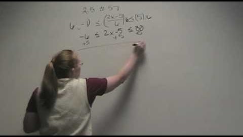 Solving and Graphing Three Part Inequalities