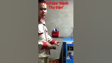 nước thải máy lọc nước có dùng được hay không _xem tại kênh "Mạnh Thợ Điện"