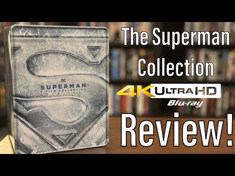 The Superman 5-Film Collection (1978-2006) 4K UHD Blu-ray Steelbook Unboxing & Review!