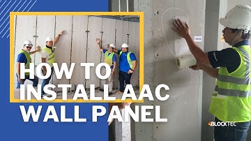 How To Install AAC Wall Panel? by Blocktec