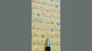 سورة نوح الأية 19 إلى 24 بصوت سعد الغامدي