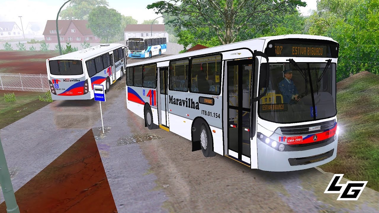 🔴[OMSI 2] Caio Apache Vip III OF-1519 BlueTec 5 +G27 | padrão Cascatinha RJ - Mapa Floripa Fictício