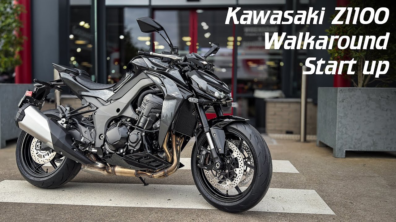 Kawasaki Z1100 | Ebony / Metallic Carbon Gray - YouTube