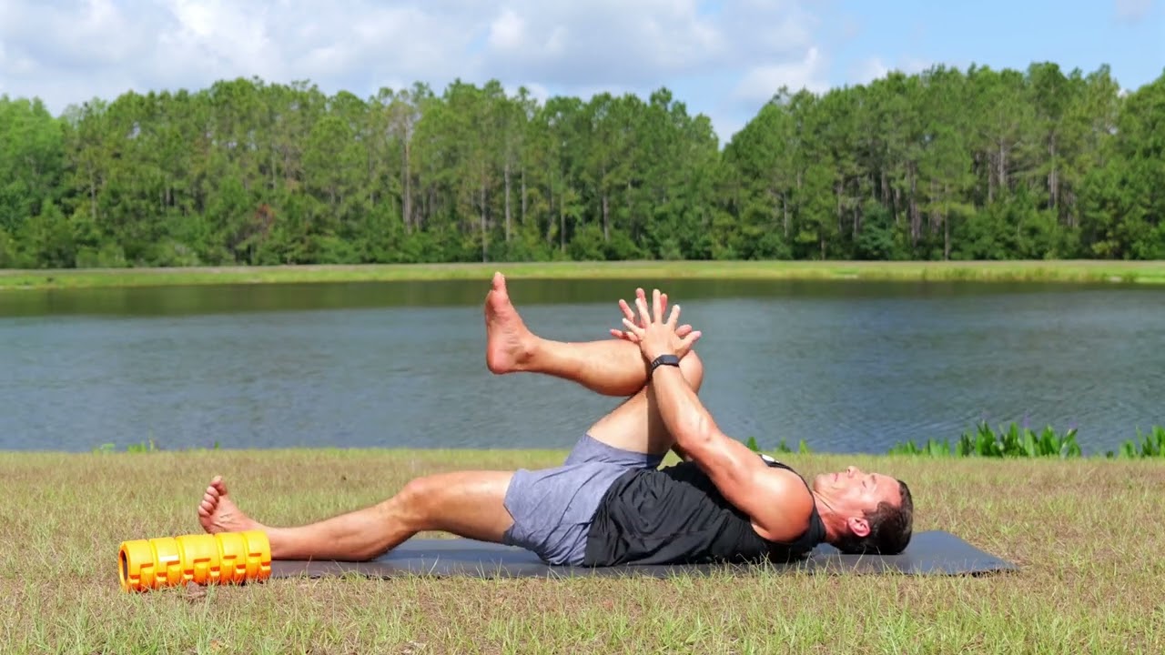 Lying Knee-to-Chest Stretch