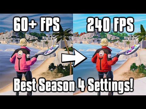 Fortnite Season 4 Settings Guide! - FPS Boost, Colorblind Modes, u0026 More!