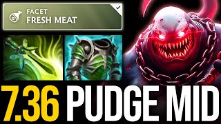 WTF Butterfly   Assault Cuirass Build By Pudge Mid | Dota 2 Patch 7.36 | Pudge 