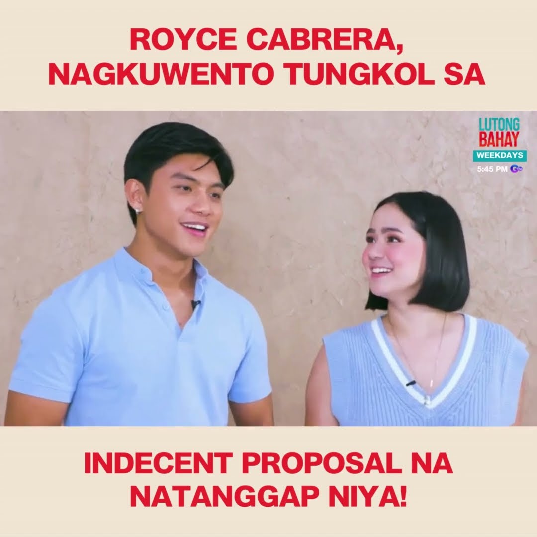 Royce Cabrera, nagkuwento tungkol sa indecent proposal na natanggap niya! | Lutong Bahay