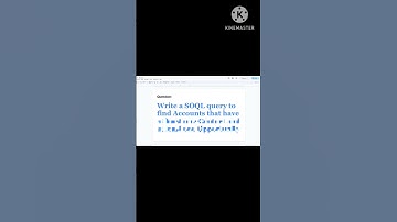 Scenario 18 #soql #salesforce #latest #interview #question #sql #java #javascript #salesforce #lwc