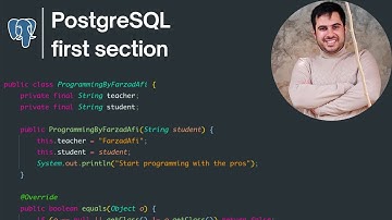 PostgreSQL first section | پستگرس قسمت اول