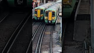 British Rail Class 455 And 377 Departing Clapham Junction “ LOVE NWANTITI “ British Rail Class 455 And 377 Departing Clapham Junction “ LOVE NWANTITI “