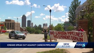 'Not on our farms, or our neighbors': Iowans speak out against carbon capture pipeline