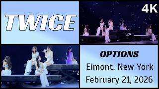 260221 트와이스 TWICE - OPTIONS live @ UBS Arena, Elmont, NY 4K Fancam