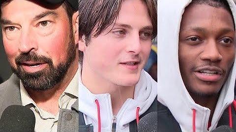 Ryan Day, Julian Sayin and players postgame interviews | Ohio State vs. Michigan