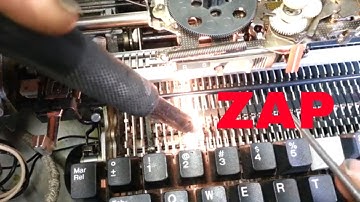 IBM Selectric Typewriter Sticky Stuck Keyboard Latches Triggers Repaired Zapped with Heat