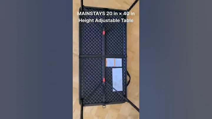 Mainstays 20 in × 40 in Foldable table