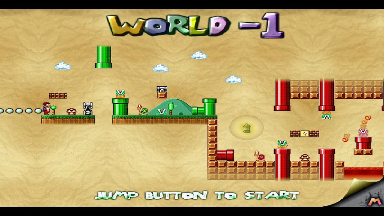 Mario Forever Minus World -1 by crist1919