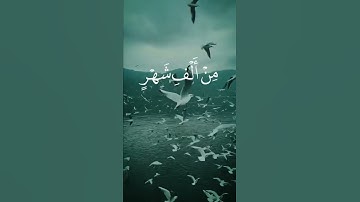 إن أنزلناه في ليلة القدر ⚘سورة القدر حالات واتس اب دينية قصيرة🌸 Quran status 🌻