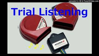 Mitsuba Sankowa Arena III Car Horn Red MBW-2E23R Made in From Japan F/S Tracking screenshot 4