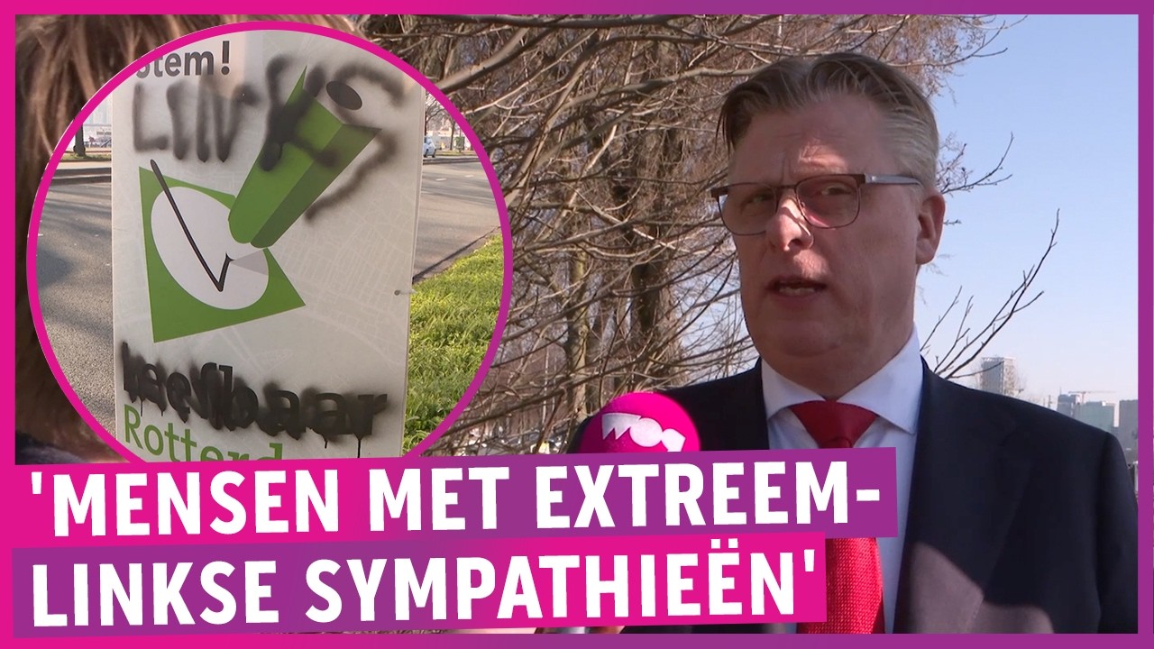 Grootschalige vernielingen teisteren ‘fascistisch’ Leefbaar Rotterdam!