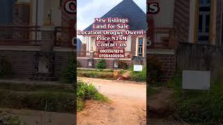 Land for Sale in Owerri # #property #owerriproperties