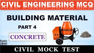 Concrete - Building Material | Civil Engineering MCQ | Overseer | Tracer | KWA | SSC JE screenshot 5