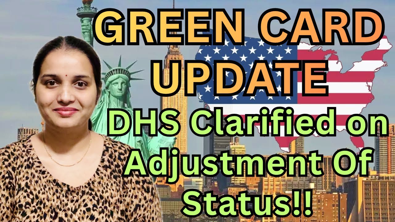 DHS clarified on green card memo ||#namasteyamericateluguvlogs