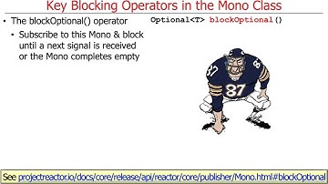 Key Blocking Operators in the Mono Class