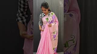 Painted Saree By Dvdesigns