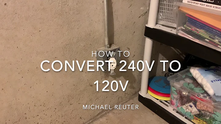 Converting a 240v outlet to 120v